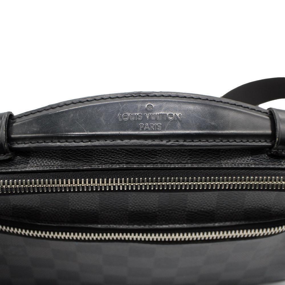 LOUIS VUITTON Ambrelle Damier Graphite Black Body Bag Shoulder